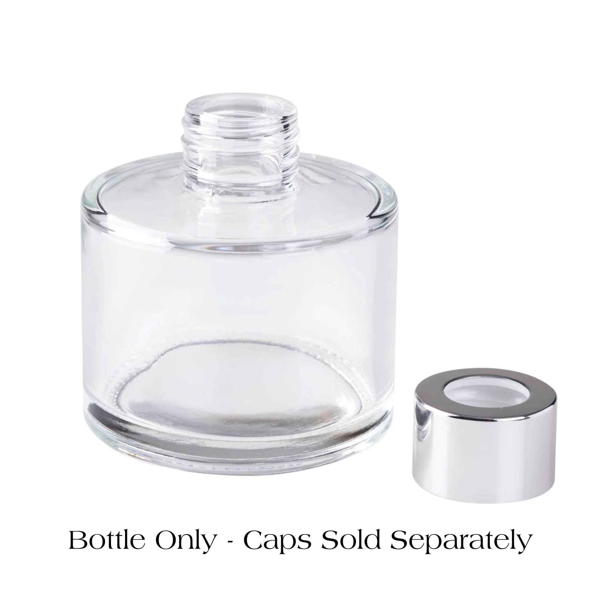 Circular Reed Diffuser BOTTLE - 100ml - Clear - Image 4
